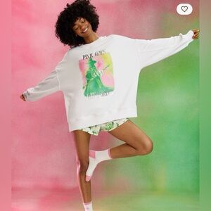 Aerie x Wicked Big Chill Crew Sweatshirt size XL Oversized
